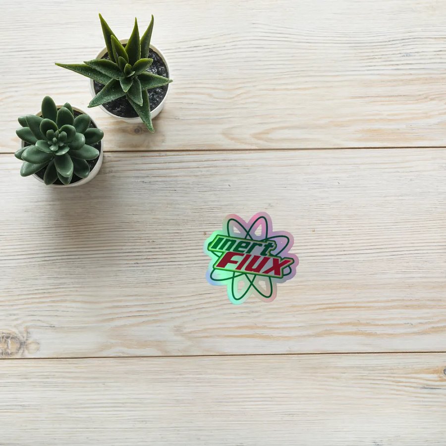 Inert Flux Vinyl Holographic Sticker product image (10)
