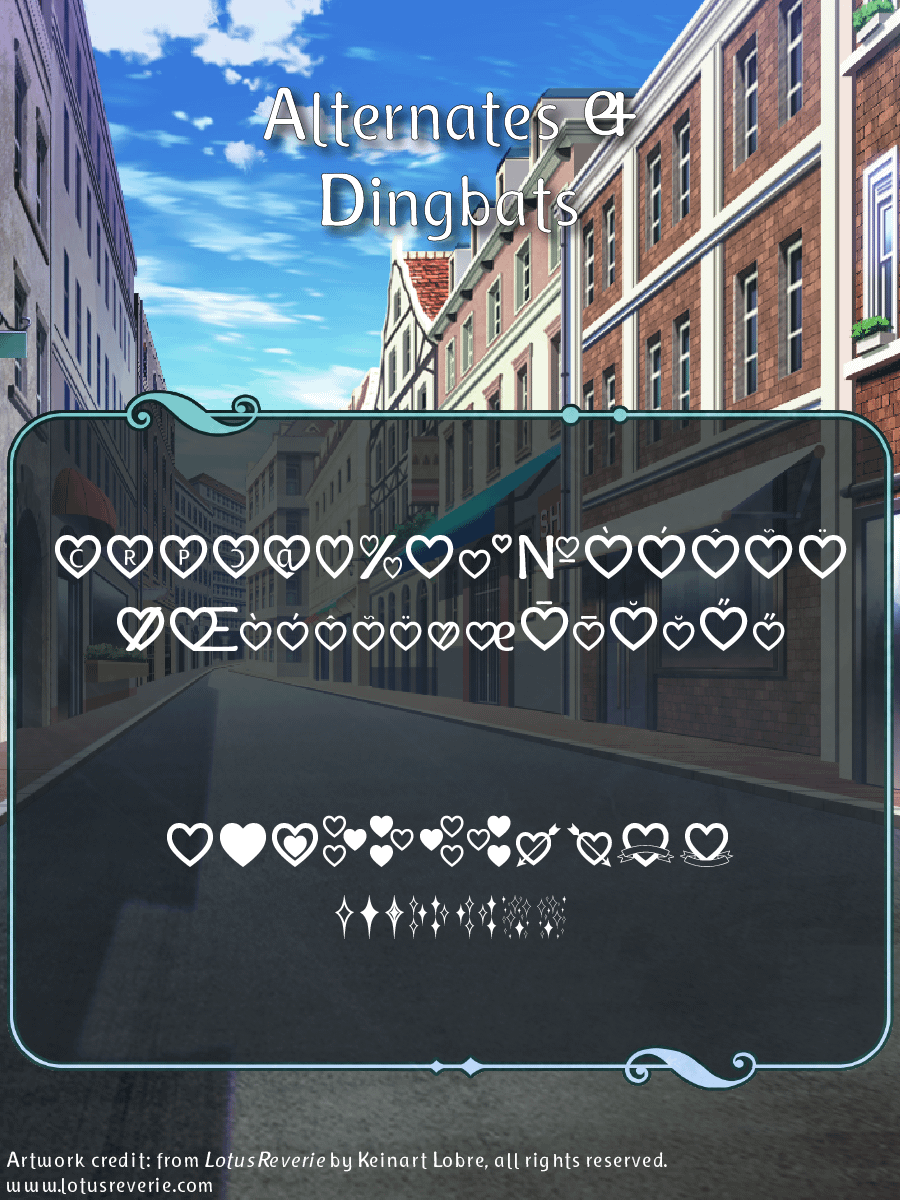 Doki Doki Tokimeki font - Eroded Italic weight product image (6)