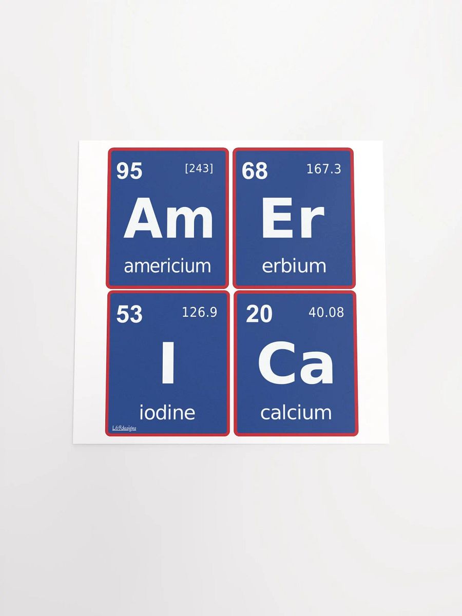 AMERICAN PERIODIC TABLE product image (4)