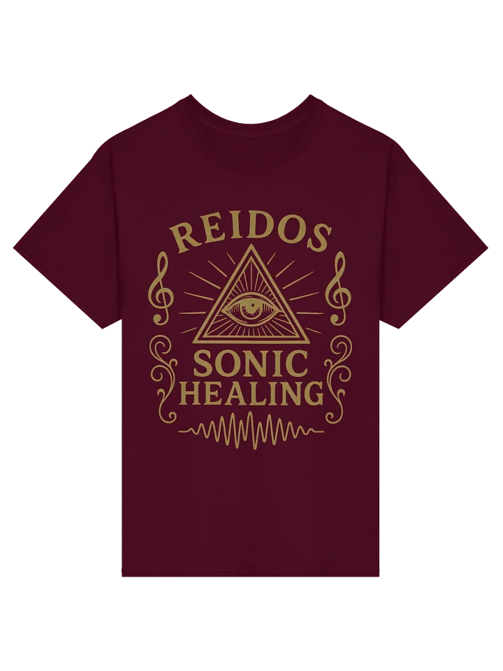 REIDOS Sonic Healing Script T-Shirt product image (5)
