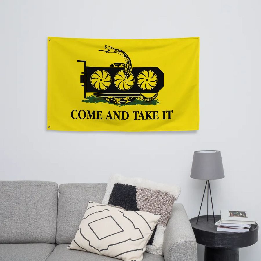 come and take it gpu flag - 100% polyester product image (8)