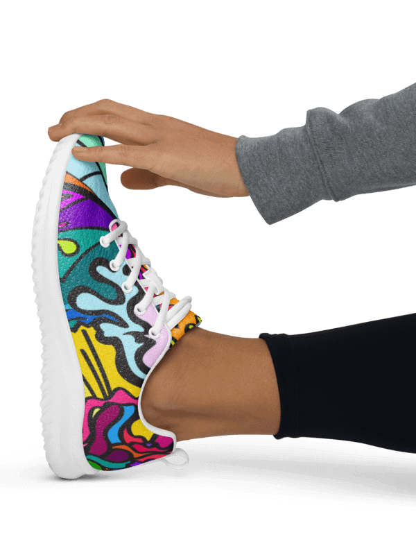 Energize Your Stride: Vibrant Women's Athletic Shoes - Wave at Sunset product image (10)