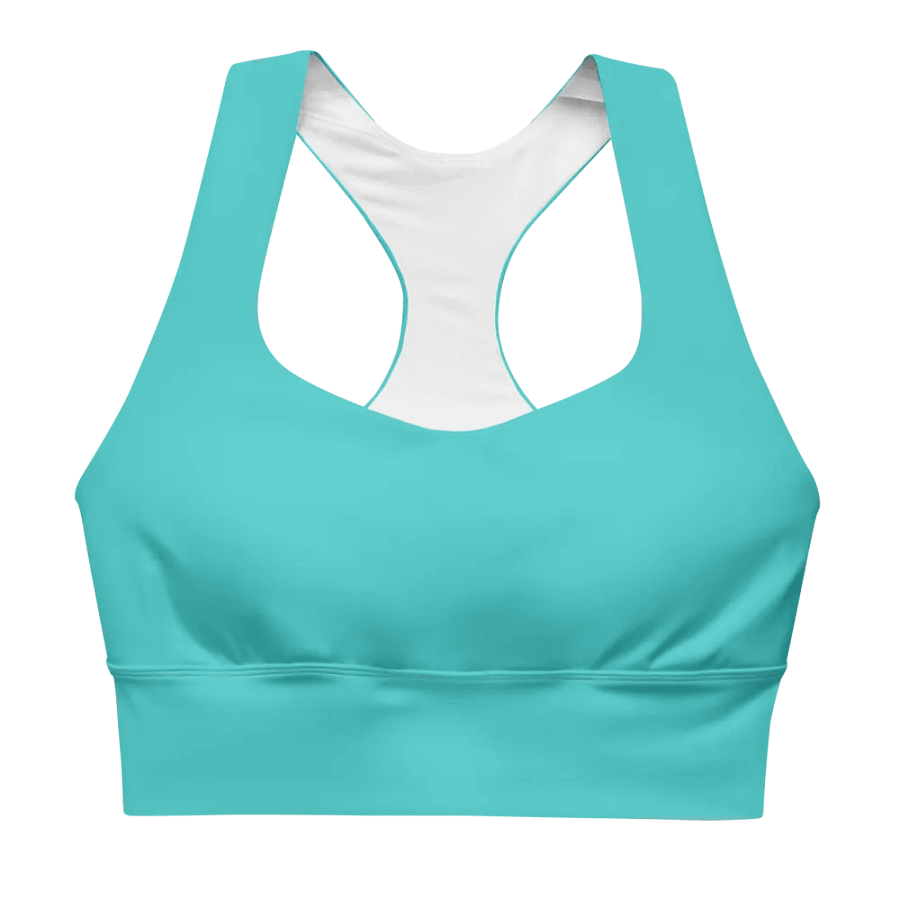 Turquoise Serenity Longline Sports Bra product image (11)