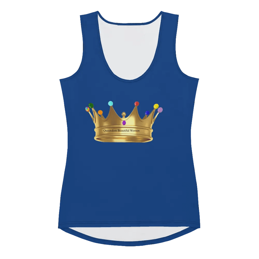 Queendom Beautiful Women Crown Tank Top/Blue(TM) product image (1)