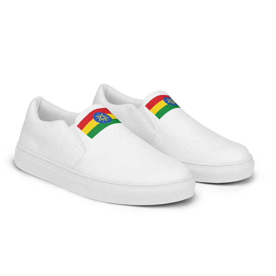 Ethiopian-Starlight Flag Women's Slip-Ons product image (6)