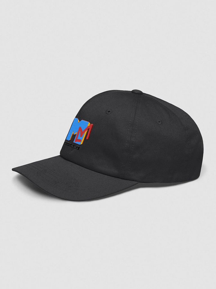 Retro Music Embroided Dad Hat - Blue product image (2)