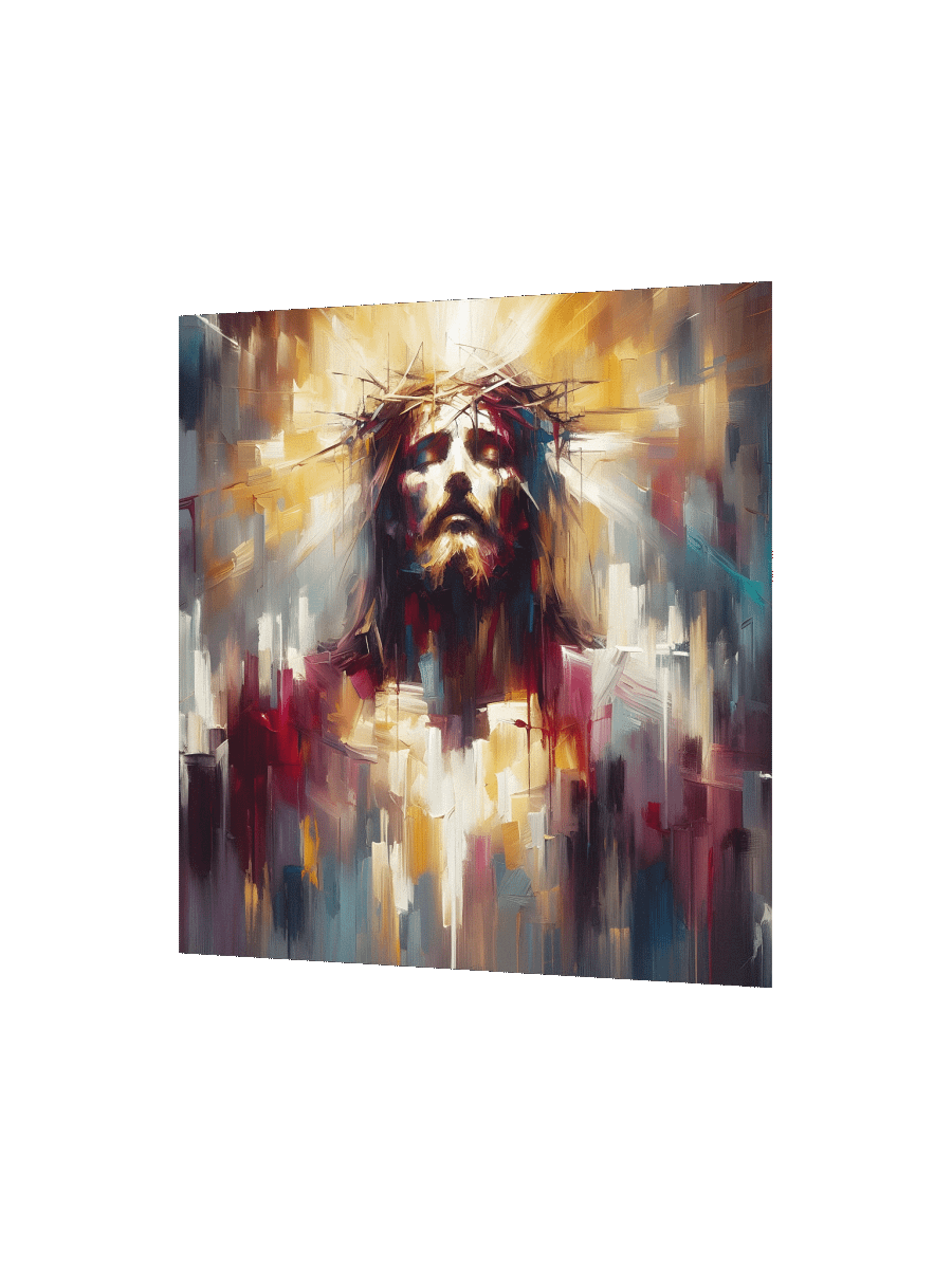 Jesus Christ Radiant Resurrection Art | Modern Christ Art Canvas for Home & Church Décor product image (6)