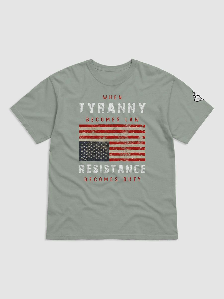 Tyranny / Resistance Men's Heavyweight Tee - A product image (4)