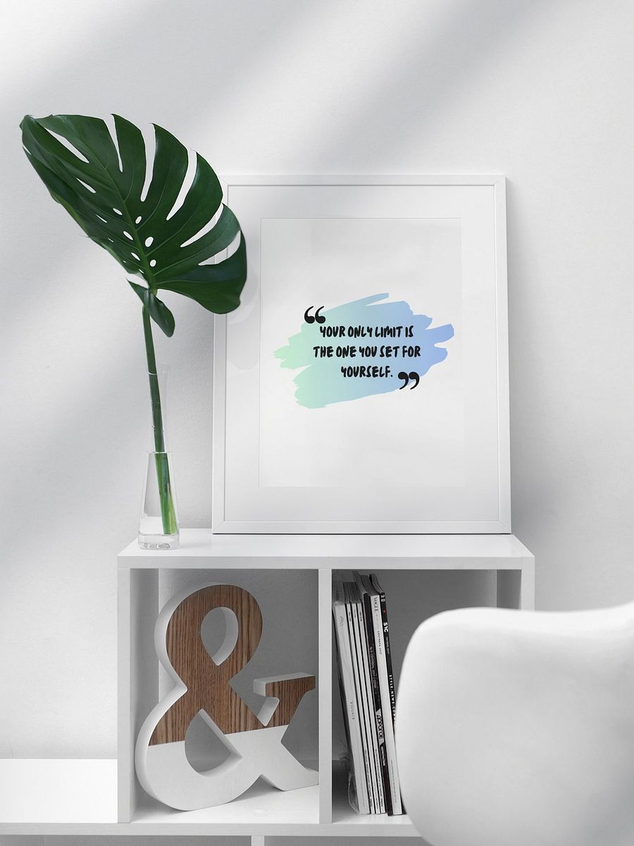Inspirational Wall Art, Empowering Home Office Decor, Self-Motivation Quote Print, Positive Mindset Poster, Encouragement Gift Idea product image (3)