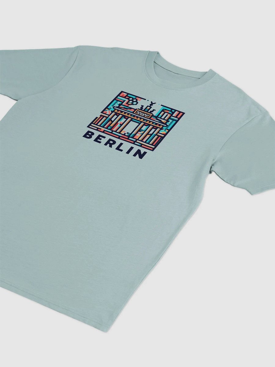 Cotton Heritage Men's Premium Heavyweight Tee | AI Design Berlin city product image (3)