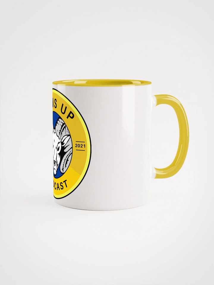 Rams Up Ceramic Mug with Blue & White Logo product image (1)