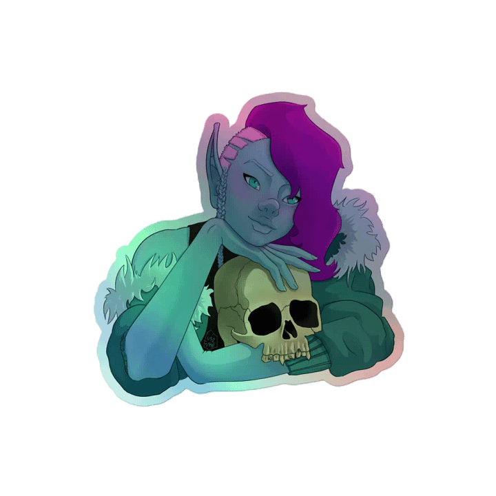 Skull Obsessed (holographic ) product image (2)