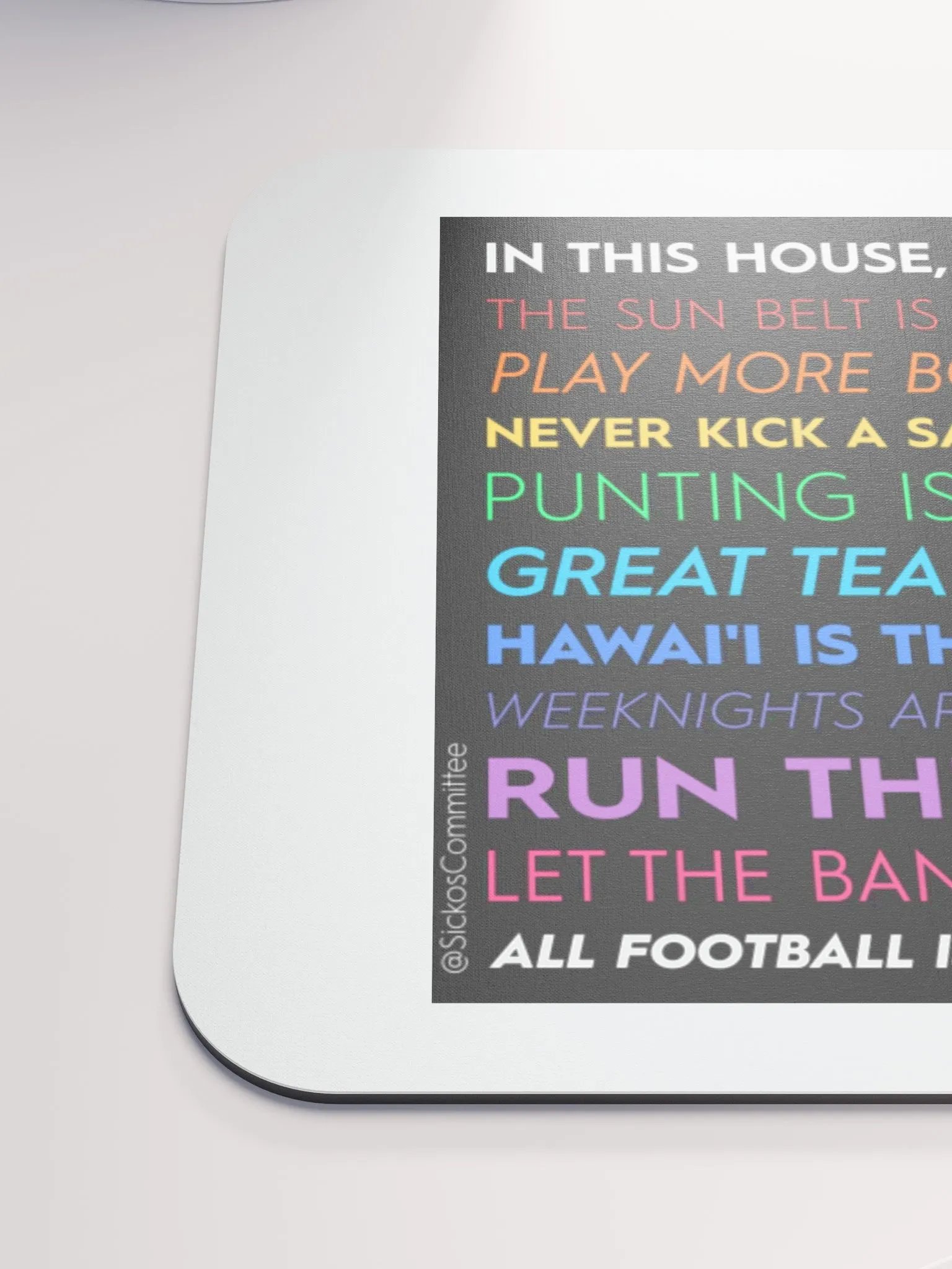 In This House Mouse Pad product image (6)