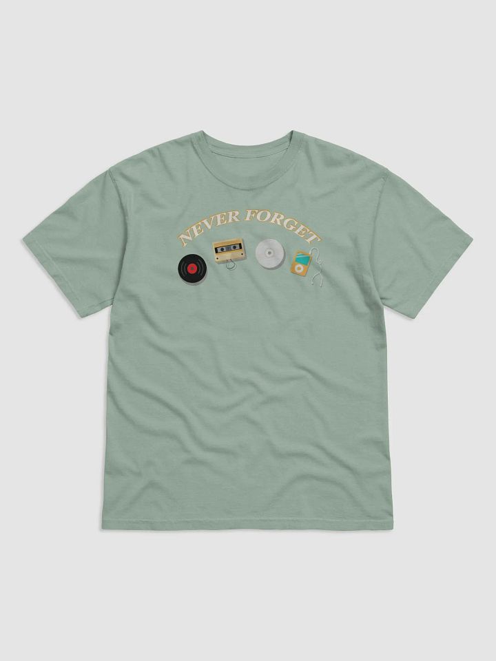 Never Forget Music Formats T-Shirt product image (3)