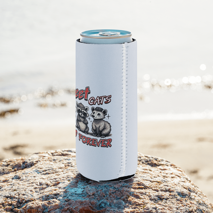 Street Cats Weird Forever Raccoon Can Cooler product image (8)
