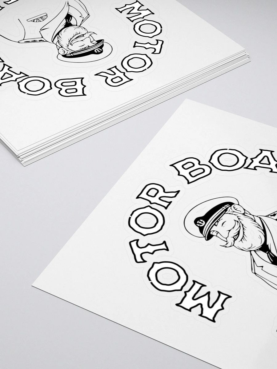 Motor Boat Captain Kiss Cut Stickers product image (4)