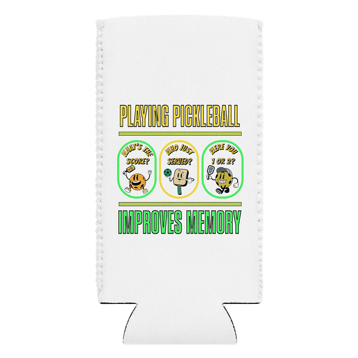 Playing Pickleball Improves Memory Boosting Can Cooler product image (1)