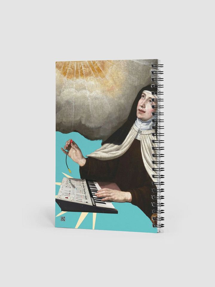 Santa Teresa de Odyssey by Frank Fonik, EDM Techno Spiral Notebook product image (2)