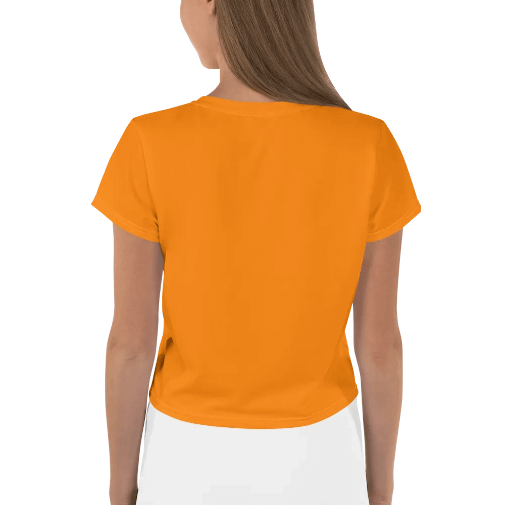 Plain Color Orange Crop Tee product image (2)