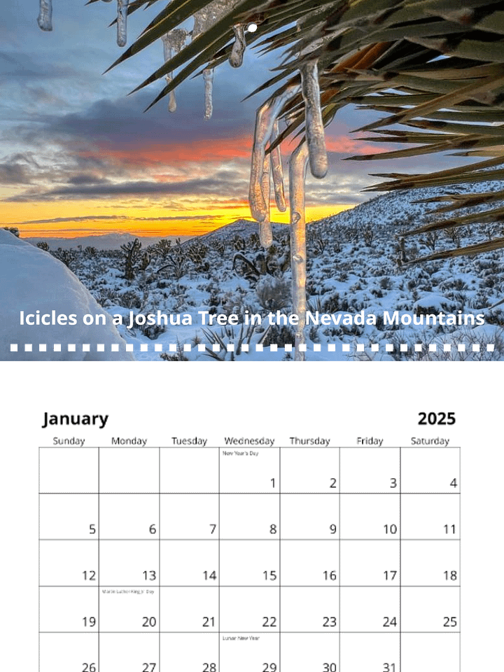 2025 Photo Calendar product image (2)