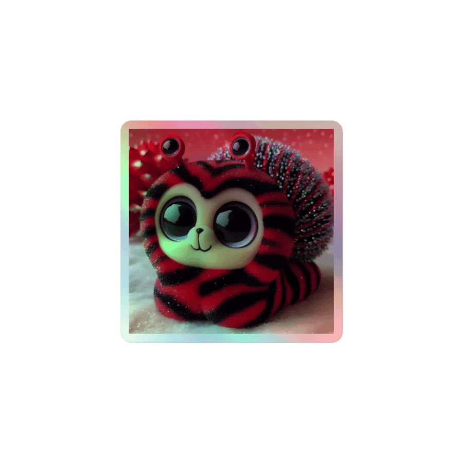 Sparkly Snail Holographic Sticker Sheet product image (1)