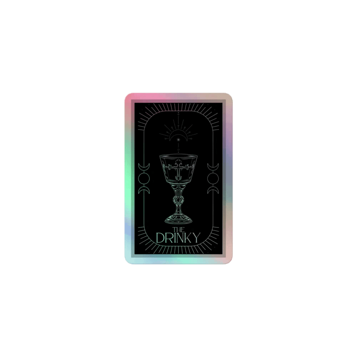The Drinky Holographic Sticker product image (1)