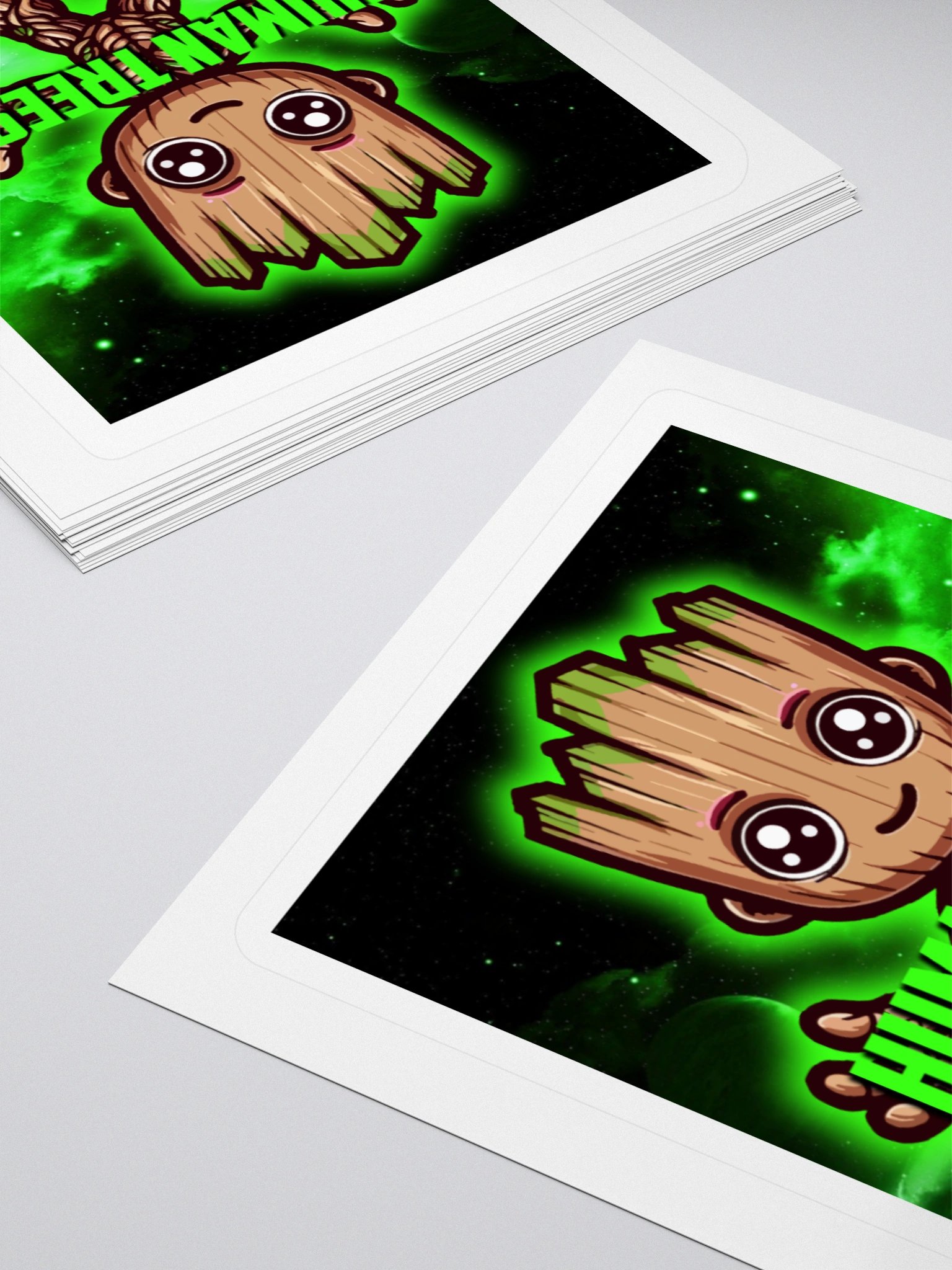 Kiss Cut Sticker Green Glow Full product image (12)