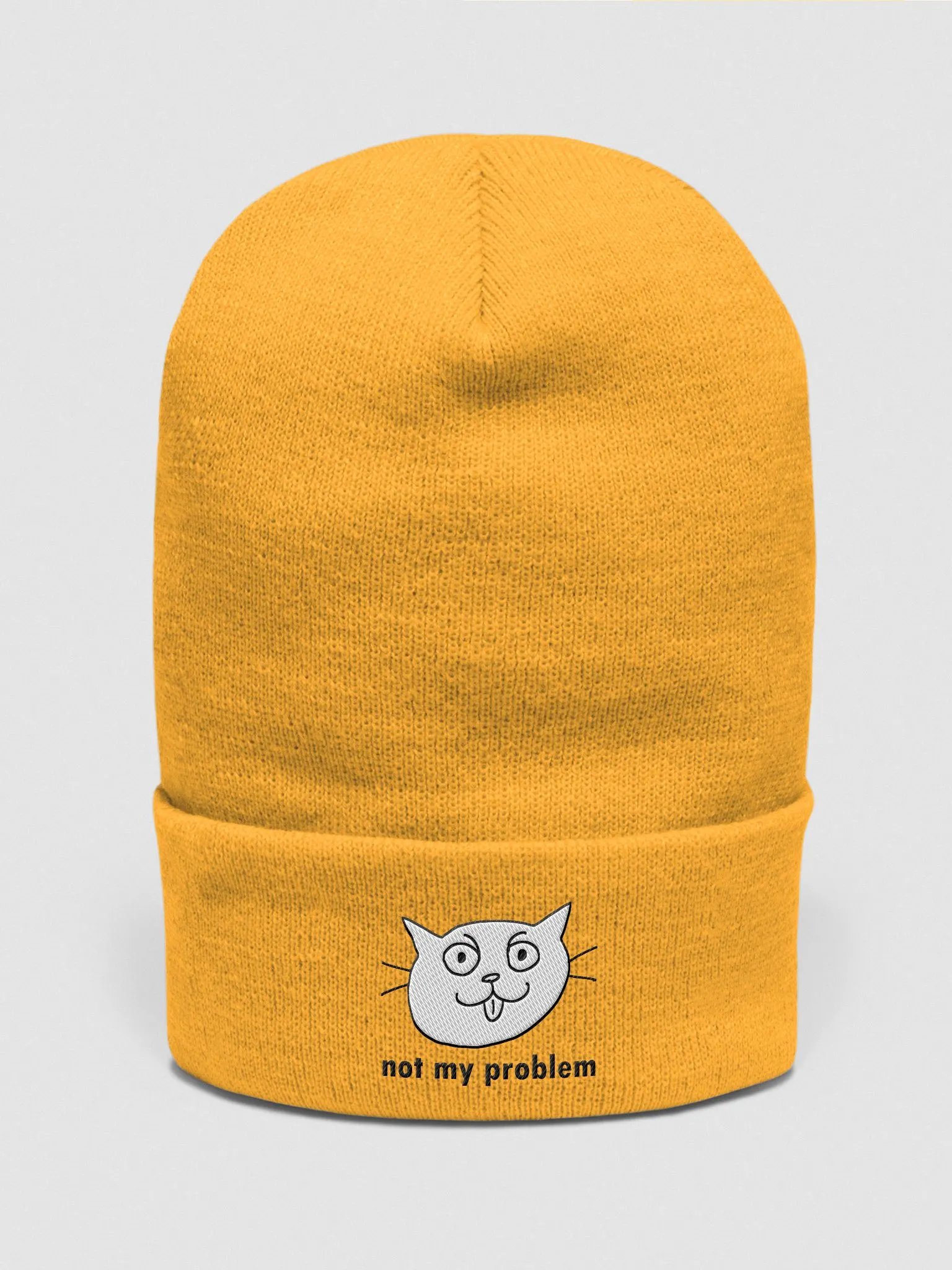 not my problem Cuffed Beanie product image (1)