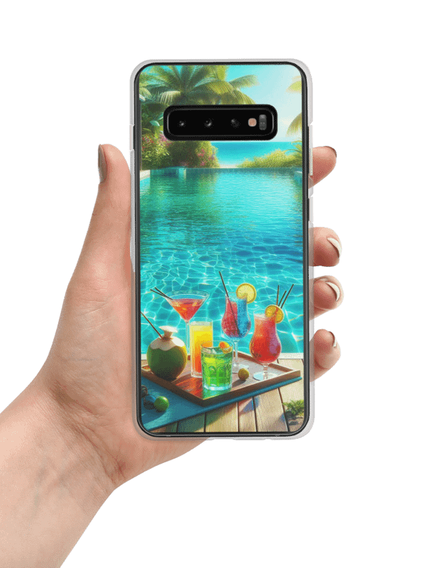 Tropical Vibes Samsung® Clear Case | AI Design product image (7)