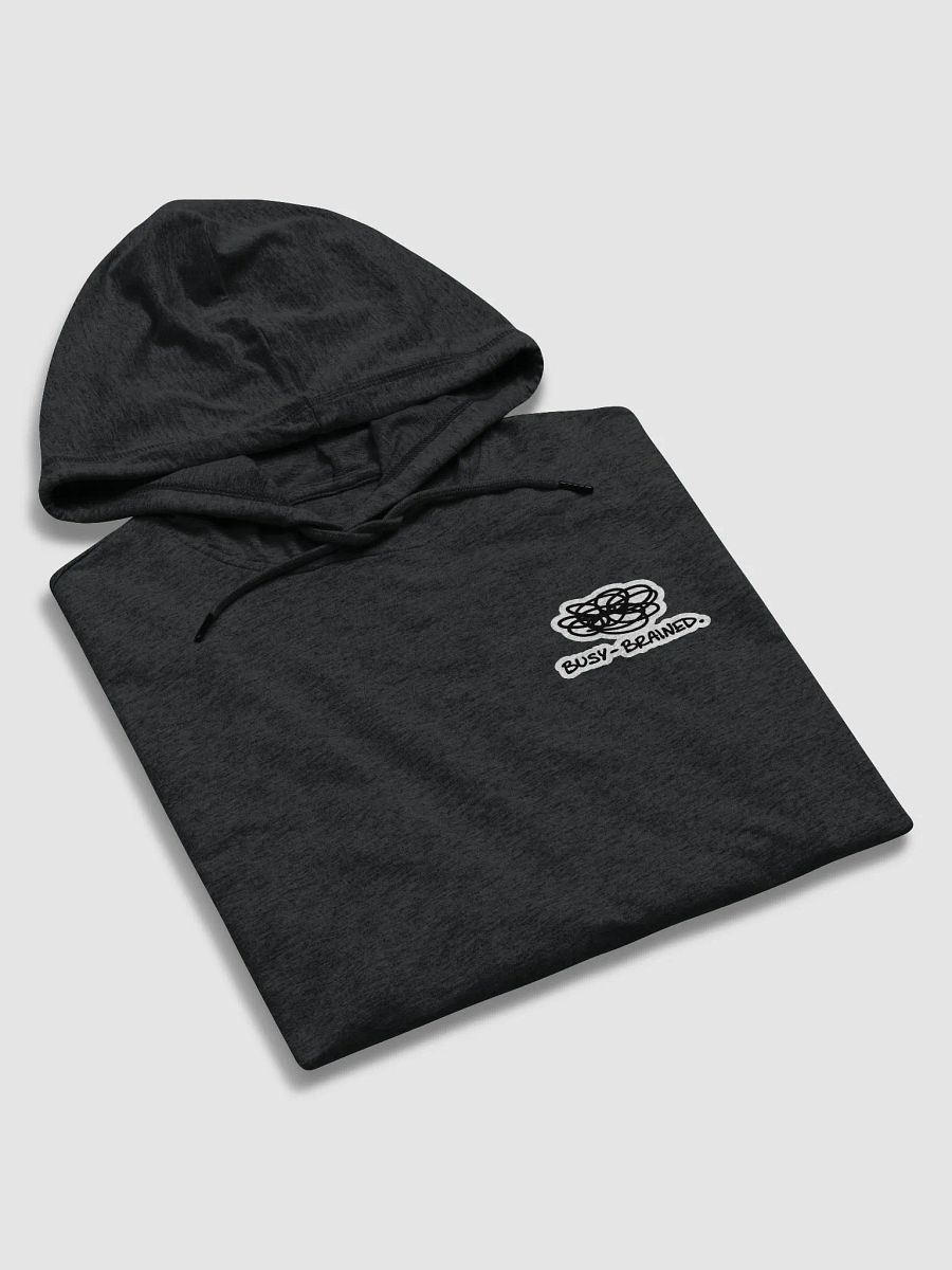 BUSY-BRAINED) (sm. bubble design) printed unisex lightweight hoodie product image (5)