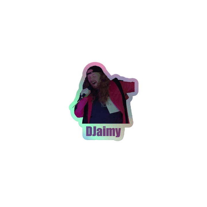 DJaimy Barcade Holo sticker product image (1)