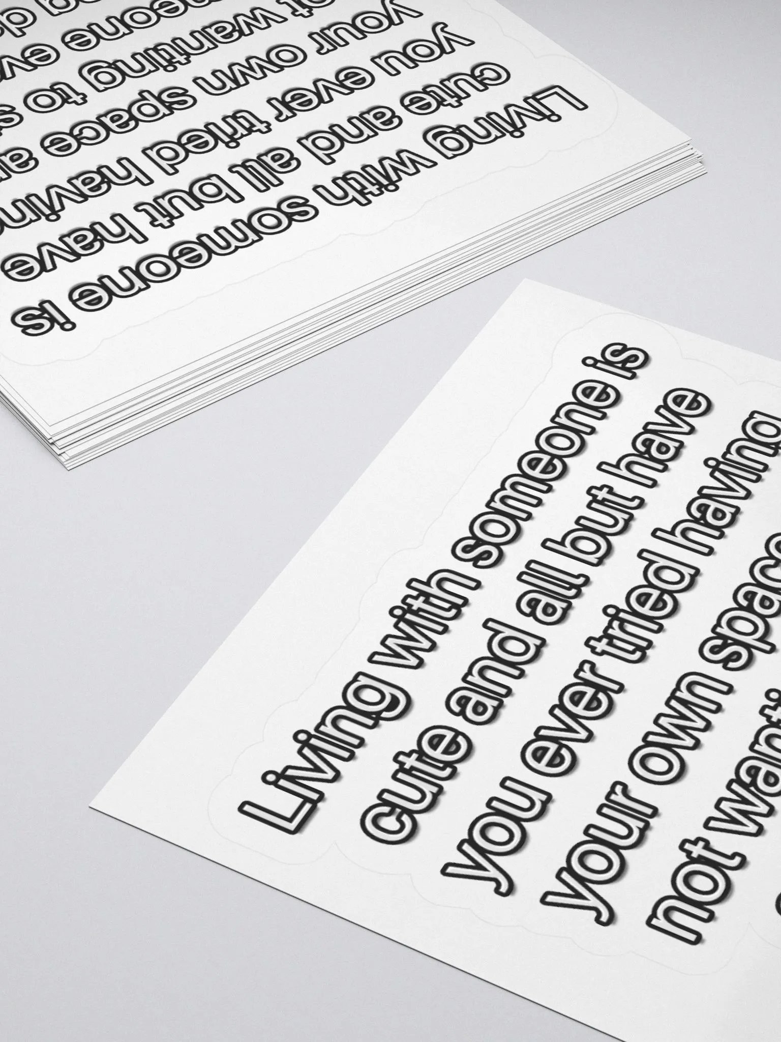 Living With Someone Sticker product image (12)