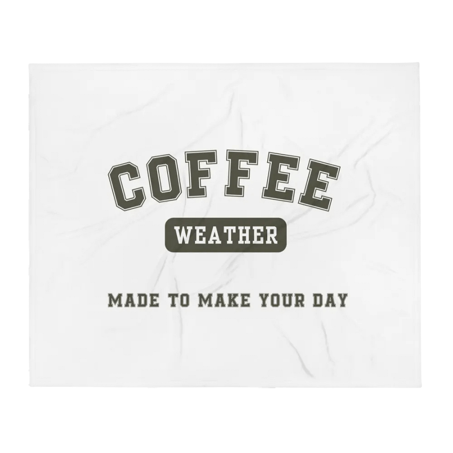 Coffee Weather | Blanket (Evergreen) product image (1)