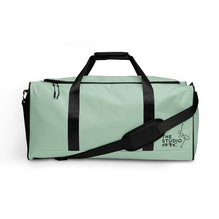 Large Dance Bag | Mint with Black Logo and Quote product image (1)