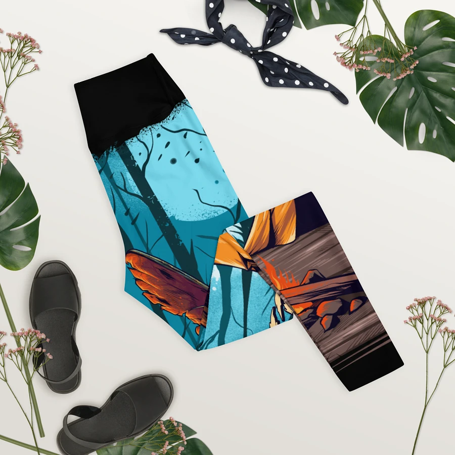 Eerie MothMan Forest Yoga Leggings product image (49)