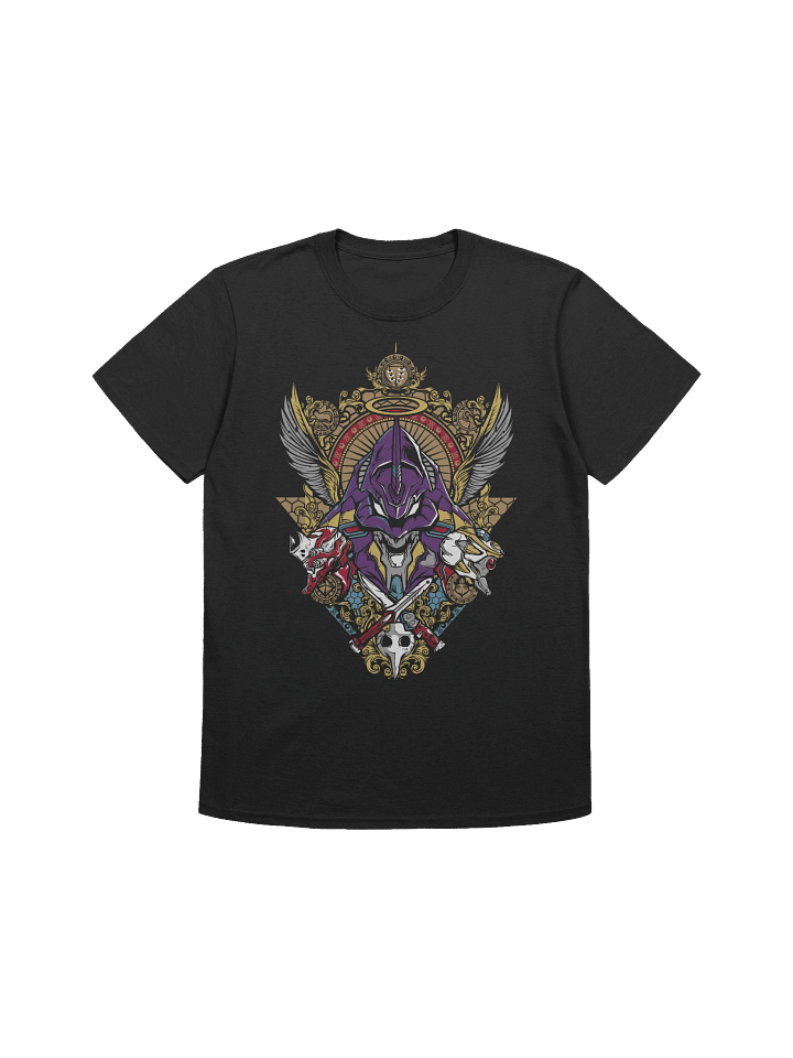 Neon Genesis Evangelion – EVA Unit-01 – Sanctified Berserker Crest – Gildan Softstyle T-Shirt product image (1)