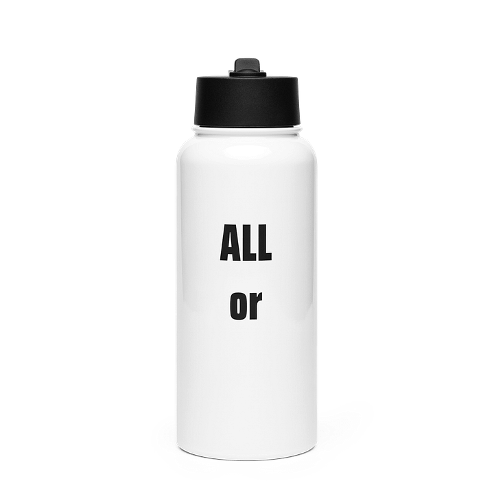 Stainless Steel Water Bottle with a Straw Lid product image (1)