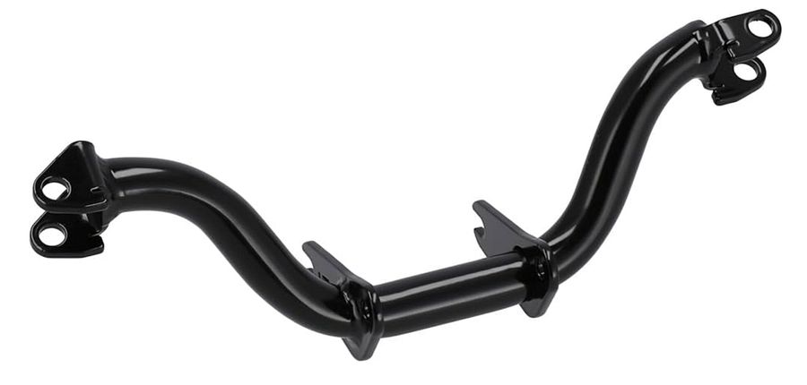NM Tuning Fußrastenträger, für MX Fußrasten - Stahl-Aluminium, Schwarz, Vorder product image (1)