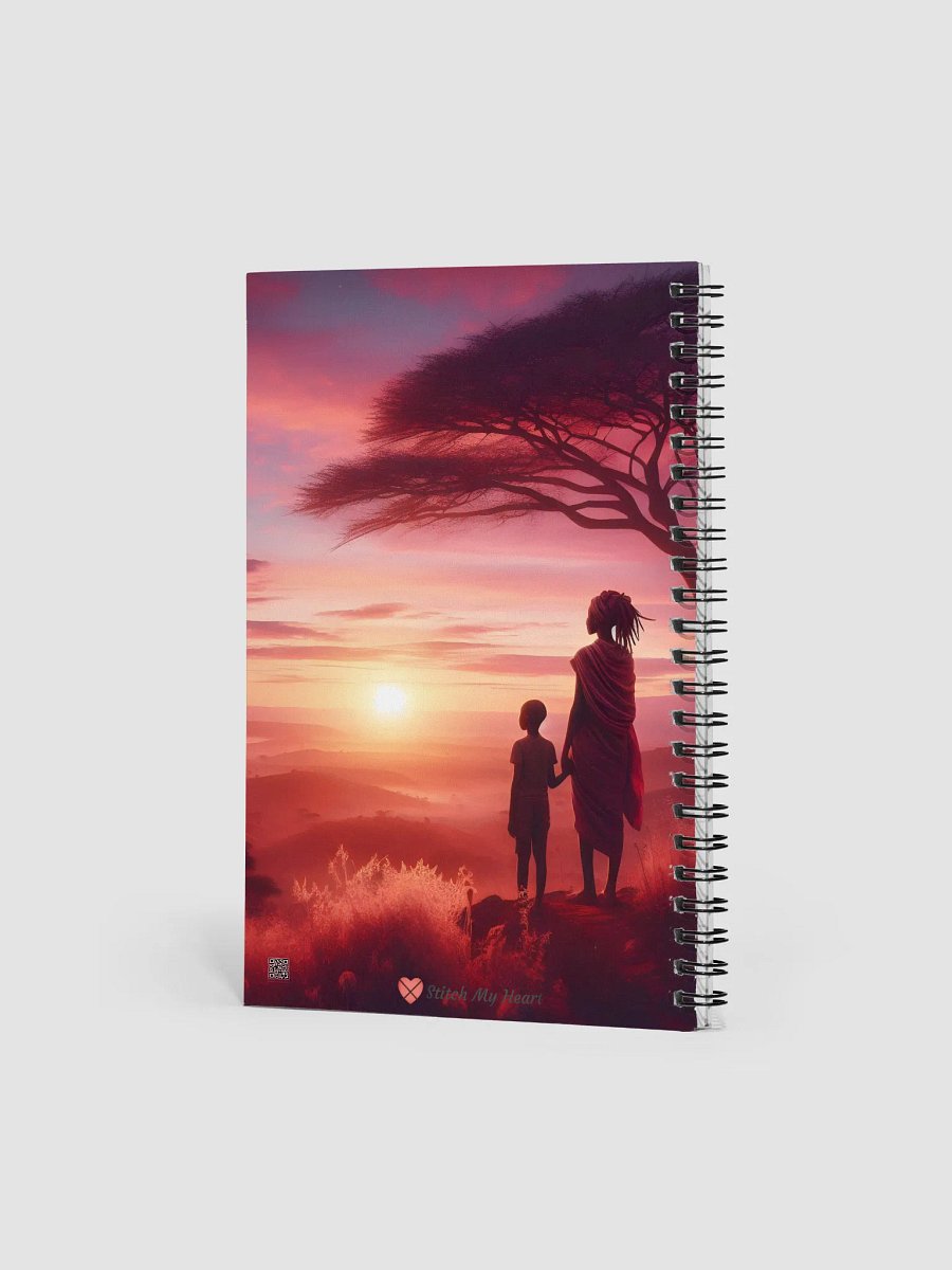 Savannah Glow Spiral Doted Notebook product image (2)