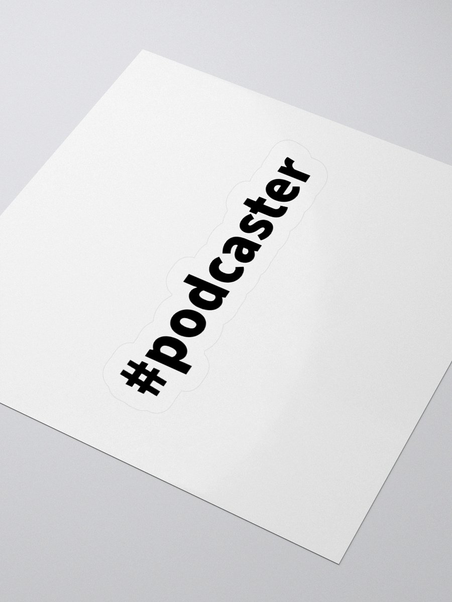 Podcaster Hashtag Sticker product image (3)