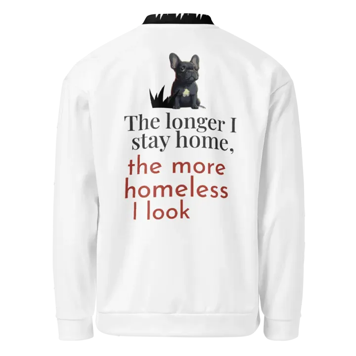 🐶 Cute Puppy Bomber Jacket – Unleash Your Custom Style! product image (2)
