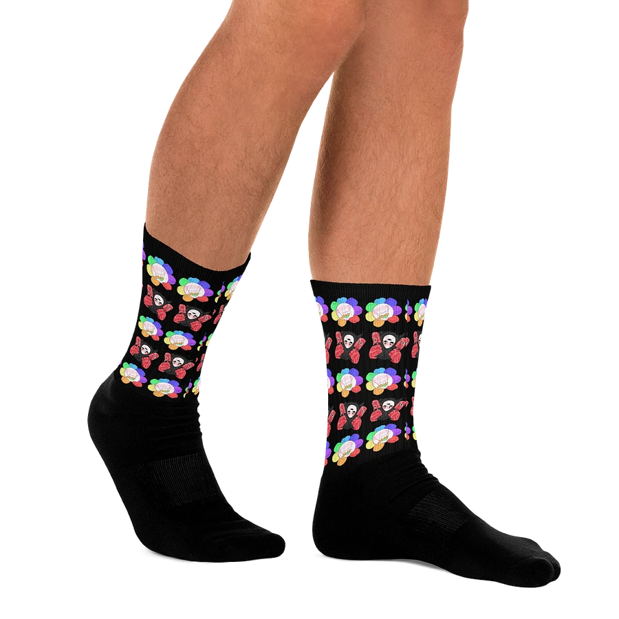 Black Flower and Visceral Socks product image (3)