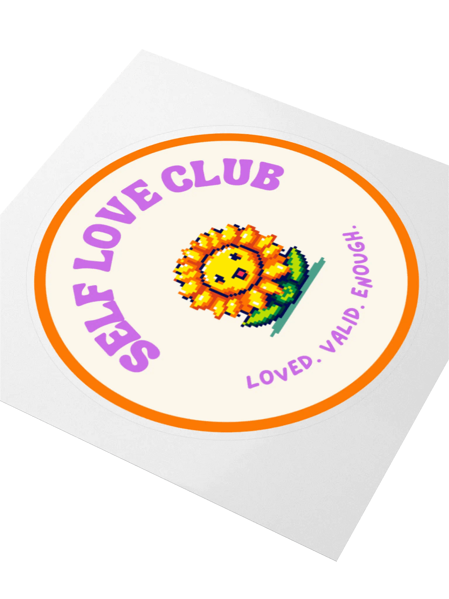 Self Love Club Badge Sticker product image (3)