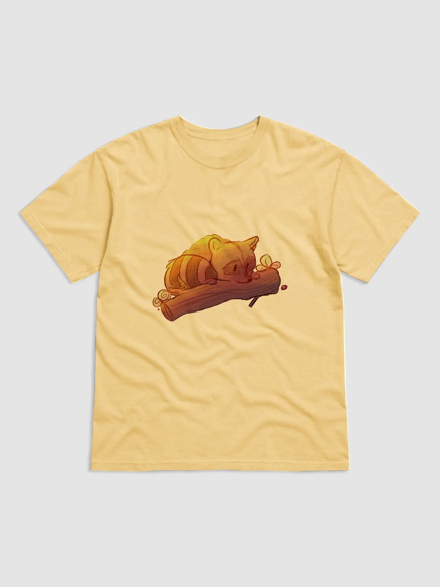 Peachtober raccoon shirt !! product image (1)