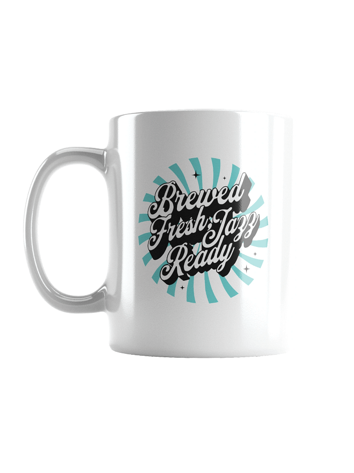 Brewed Fresh, Jazz Ready – Vintage Coffee Mug product image (1)