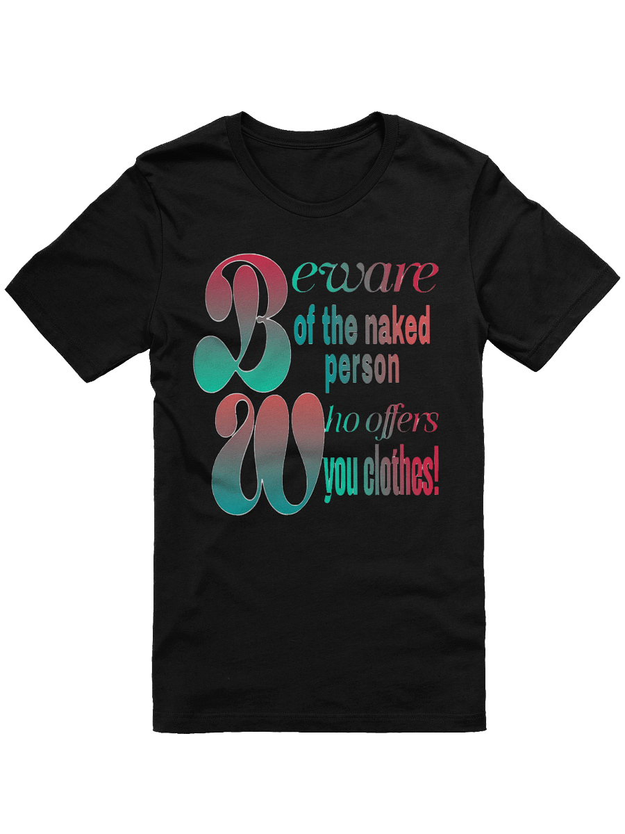 Bold Typography Unisex T-Shirt product image (2)