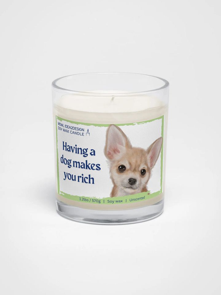 Chihuahua Dog Lover Best Gift, Large Capacity, Great Value & Eco-Friendly Candle – 1.2 lbs of Pure Serenity product image (1)