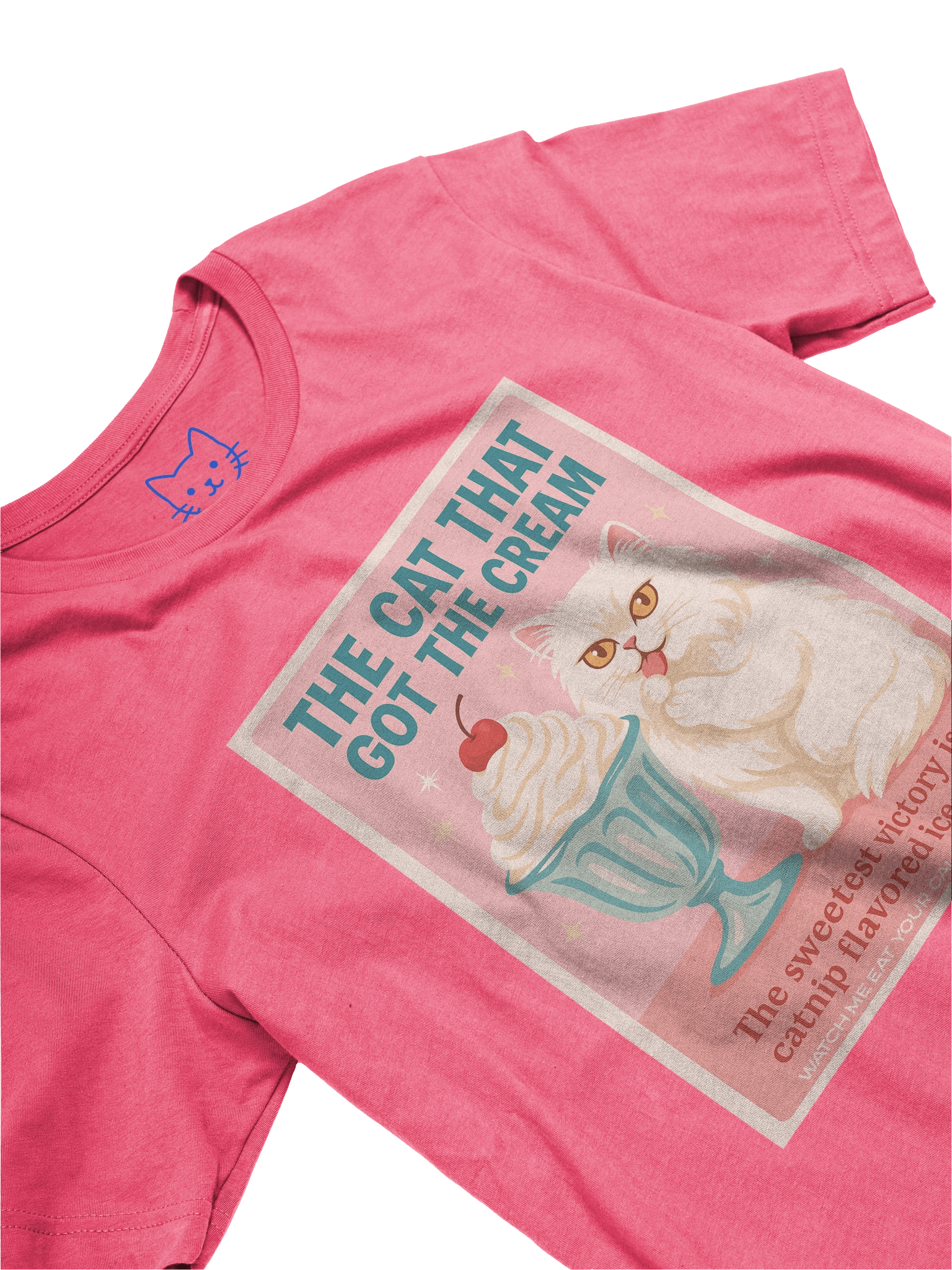 The Cat That Got the Cream Catnip Dessert Unisex T-Shirt product image (75)