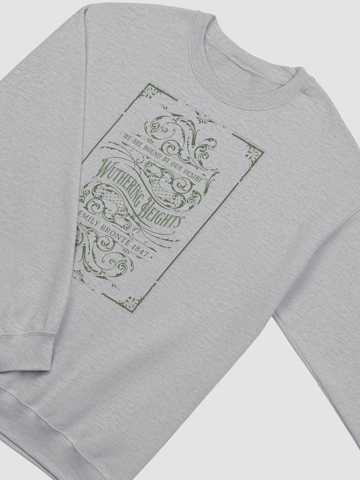 Wuthering Heights Sweatshirt, Emily Brontë Historical Romance Sweater Bookish Literary Gift, Heathcliffe Fan Art Gift, Bookclub Shirt product image (2)