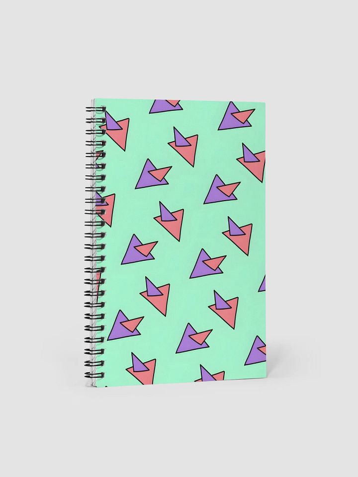 Modern Memphis Note Book - Green product image (1)
